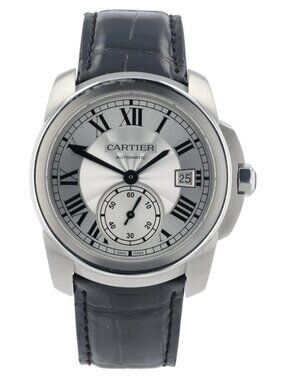 Cartier Calibre De Cartier Silver Dial Steel 38mm Automatic Men’s Watch